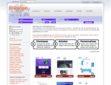 Tablet Screenshot of kitsgraphiques.net